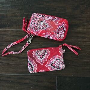 vera bradley coin purse and wallet